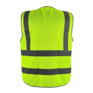 Hi Vis Vest Lightweight Canvas Waterproof Reflective <b>Safety</b> Gear for Men's Outdoor Work - Product Image 2