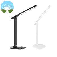 Lampe de lecture de bureau à LED Chargeur sans fil USB Aluminium Prix de gros Lampe de table rechargeable Lampe de chevet pour étudiant