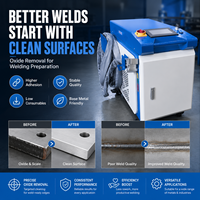 Machine de décapage d'oxyde au laser CW pour la préparation des surfaces avant soudage, nettoyage industriel de l'acier, de l'aluminium et des métaux inoxydables