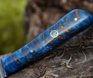 Cuchillo de Chef de Acero de Damasco Hecho a Mano, Diseño Moderno, Ambidiestro, Acabado Cepillado, Servicio OEM/ODM de Calidad Premium Personalizado al por Mayor - Product Image 5