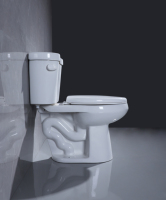 WC en céramique de style américain, design moderne et traditionnel, à double chasse, à poser au sol, avec cuvette allongée, ensemble de toilettes en deux pièces pour salle de bain