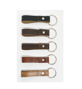 Hardware cuero llavero logotipo personalizado Metal y cuero llavero al mejor precio - Product Image 1