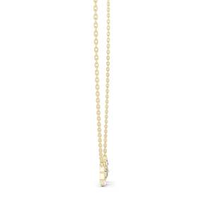 Collier pendentif LOVE en diamant CVD EF VVS-VS créé en laboratoire de 0,094 CT, options en or 18 carats, 14 carats, or rose, or jaune, or blanc, élégant et raffiné - Product Image 5