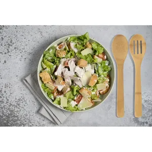 Escaro Eco-Friendly Bamboo <b>Salad</b> Cutlery Set Green <b>Salad</b> Tools - Product Image 2