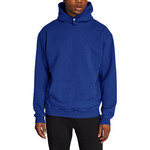 Jersey con capucha de patrón sólido informal para hombre 100% algodón poliéster polar logotipo personalizado bordado sudadera de invierno pulóver - Product Image 1