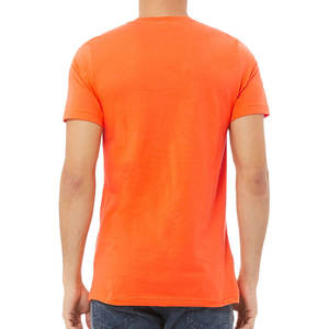 Camiseta de Manga Corta con Cuello en V Profundo, 100% Algodón Tri-Blend, Estampado, Tallas S-2XL - Product Image 3