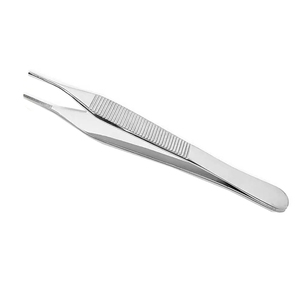 Pinzas Quirúrgicas de Acero Inoxidable, Pinzas para Tejidos Adson Kocher, Pinzas para Tejidos Adson Brown de 15 cm, Instrumento Médico - Product Image 3