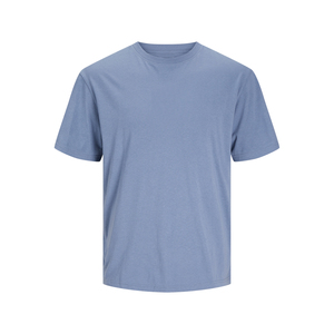 Camiseta 100% de algodón para hombre de fabricante directo, personalizable, holgada, cuello redondo, estampado sólido, estilo informal, tejido de alta calidad - Product Image 1