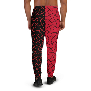 Jogger et pantalon de survêtement de sport personnalisés pour hommes, vêtements de sport à séchage rapide et imprimé sublimé sur tout, bloc de couleur, OEM, 2024 - Product Image 2