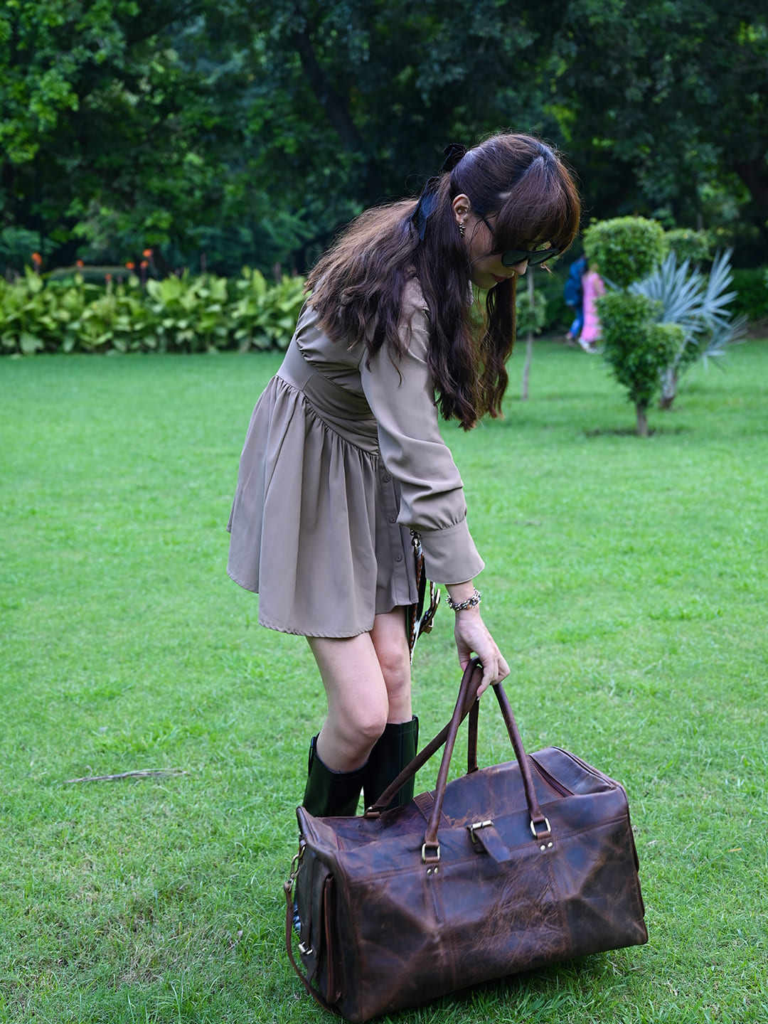 สีน้ำตาล