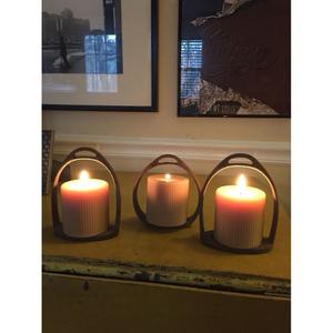 Suministros de decoración para fiestas y eventos 2025, soporte para tarro de vela con estribo de caballo, portavelas con estribo negro de estilo ecuestre decorativo S/2 - Product Image 6