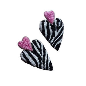 Boucles d'oreilles tendance en gros faites à la main avec des perles, bijoux bohèmes à la mode à prix avantageux - Product Image 3