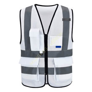 Chaleco de Seguridad Reflectante Impermeable ANSI Clase 1 para Hombre, para Trabajo al Aire Libre y Pesca, con Logotipo Personalizado - Product Image 6