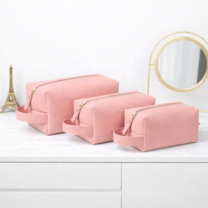 Hot Sale Makeup <b>Bag</b> Custom Logo Travel Cosmetic <b>Bags</b> for <b>Men</b> High Quality Leather Wash <b>Bag</b> - Product Image 1