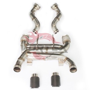 Système d'échappement Catback haute performance en acier inoxydable Vortex, épaisseur 1,5 mm, pour McLaren 720, flux direct avec section de collecteur. - Product Image 2