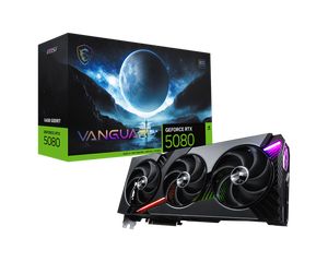 M S I Ge Force R T X 5080 16G VAN GUARD SOC Gaming Graph ICS Ca RD GPU R T X 5080 PCIe 5,0 Tarjetas de video para PC de juegos - Product Image 4