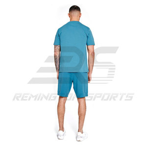 Wholesale Summer Wear New Design Men Casual <b>Twin</b> <b>Sets</b> Short Sleeve T Shirt Shorts <b>Twin</b> <b>Set</b> Men's High Quality for Men - Product Image 6