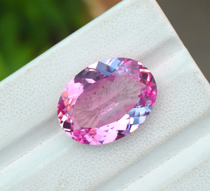 18.92 Cts Rose Morganite Pierres Précieuses Lâches Coupe Ovale, Excellente Pierre Précieuse De Qualité Véritable Pour La Fabrication De Bagues Et De Bijoux 20X15mm - Product Image 6