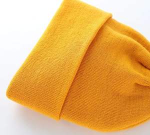 ROMEO INDUSTRY Bonnet d'hiver unisexe décontracté, bord réglable, imperméable, respirant, 100% acrylique, tricoté à la main, double voyage - Product Image 4