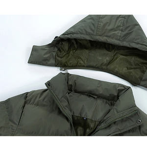 Manteau d'hiver matelassé dernier modèle du Pakistan épaissi et respirant avec col montant en coton polaire - Product Image 5