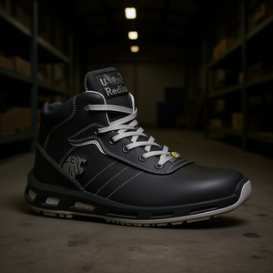 Botas de Seguridad Negras Talla 46 W.11 S3S CI FO SR ESD EN ISO 20345:2022 con Adhesivos y Luces Reflectantes Promocionales - Product Image 3