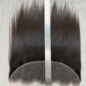 Cierres de Cabello Premium con Cutícula Alineada, Súper Dobles, 100% Virgen, Crudo, Sin Procesar, Vietnamita, 8 Pulgadas, con Encaje Transparente HD - Product Image 2