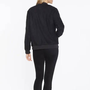 Servicio OEM/ODM, Chaqueta Bomber para Mujer al por Mayor de Fábrica, Chaqueta Bomber de Manga Larga Informal para Mujer a Bajo Precio - Product Image 6