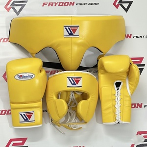 Ensemble de boxe d'entraînement professionnel sur mesure pour adultes, gants de MMA en cuir véritable de haute qualité pour l'entraînement - Product Image 1