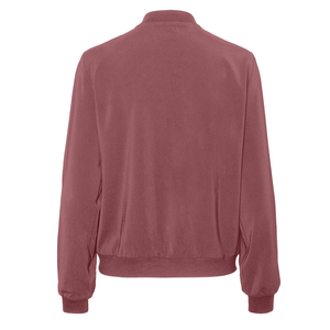 Calidad superior 2024 OEM ODM Chaqueta de bombardero de diseño personalizado para mujer Chaqueta de bombardero de invierno de manga larga con cremallera informal para damas - Product Image 6