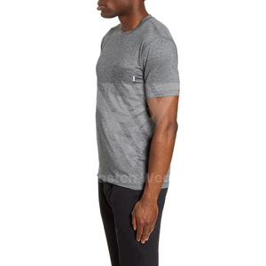 Camisetas de Gimnasio de Secado Rápido con Logotipo Personalizado al por Mayor para Hombre y Camisetas con Logotipo del Cliente Estampado, 100% Algodón Transpirable - Product Image 2