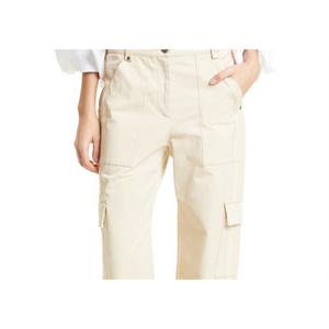 Pantaloni Cargo TWP Izzy Khaki Taglia 12 in Cotone Elasticizzato Traspirante Vestibilità Comoda - Product Image 2