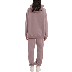 ชุดฮู้ดดี้และกางเกงทรงโอเวอร์ไซส์แบบมีสไตล์สำหรับผู้หญิง ชุดแทรคสูทคุณภาพสูงพร้อมโลโก้สั่งทำ เหมาะสำหรับใส่ในชีวิตประจำวัน - Product Image 2