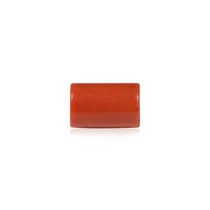 พลอยธรรมชาติ 8.22 กะรัต ปะการังแดง รูปไข่ แบบเม็ดเดี่ยว - Product Image 1