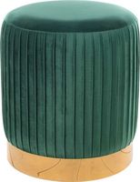 Taburete Otomano Inflable Portátil Moderno con Tela de Lana de Cordero y Estructura Metálica para Sala de Estar y Comedor, Muebles para el Hogar