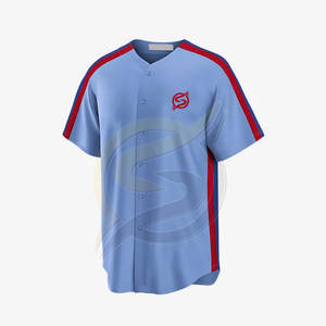 Camiseta deportiva con estampado de nombre de equipo para jugadores, ropa deportiva de béisbol con logotipo personalizado - Product Image 1