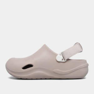 SUKE EVA Rosa Beige Zapatos de verano impermeables con punta cerrada para mujer con hebilla de pivote Zuecos de suela antideslizante - Product Image 4