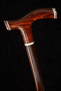 MOBILITY Prix Canne en bois réglable avec plusieurs nœuds Bâton de marche en bois solide pour les aînés par Standard International - Product Image 4