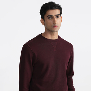 Sudadera con Capucha Personalizada de Alta Calidad al por Mayor, Diseño Liso Teñido, Sudadera Unisex con Cuello Redondo, Fabricante de Sudaderas con Logotipo Personalizado - Product Image 3