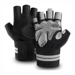 Waterproof Leather Gloves for <b>Gym</b> Training & Fitness Workout for Heavy Exercise & Body Building for Bowling & Driving - Product Image 1