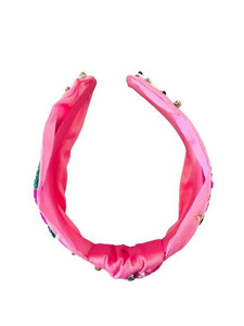 Stylish Knot-style Headband Silhouette Lightweight Comfortable Durable Luxury Handmade Beaded <b>Bunny</b> Motif Headband <b>Accessory</b> - Product Image 4