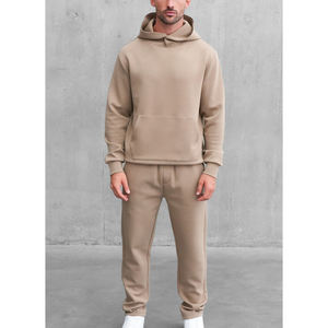 Survêtement d'hiver à capuche évasé pour homme en polyester/coton, respirant, décontracté, haute qualité, service OEM, imprimé numérique uni - Product Image 5