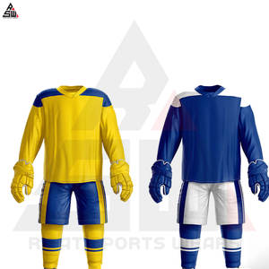 ชุดฮ็อกกี้น้ำแข็งมาใหม่ชุดโพลีเอสเตอร์100% ผ้าแห้งเร็วไร้รอยต่อ10ชุดขายใช้ได้ทั้งชายและหญิง - Product Image 5