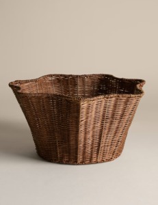 Panier de rangement rectangulaire en rotin naturel, écologique, moderne et multi-usages - Product Image 1