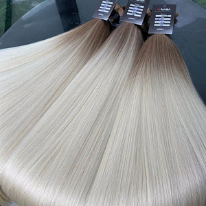 Extensiones de Cabello Vietnamita Virgen al 100%, Sin Procesar, de Doble Trama, de la Mejor Calidad, Puntas de Cabello Súper Doblemente Tramadas - Product Image 1