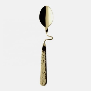 Cuillère en vrac personnalisée en acier inoxydable plaqué argent Ensemble de cuillère fourchette à soupe et à salade à long manche en bois de qualité supérieure simplicité - Product Image 2