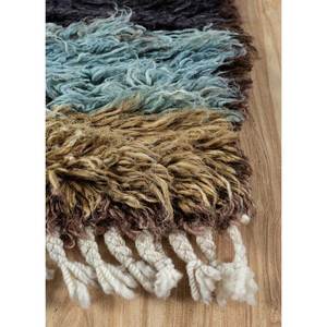 Zuri Multi-Hand Knotted Afghan Wool <b>Rugs</b> Geometric Abstract <b>Boho</b> for Home Living Room Hallway Rectangle AKWL-1234 Room <b>Rug</b> - Product Image 4