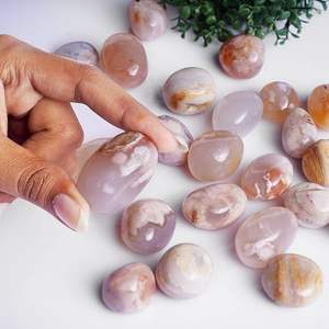 Flor Natural Cornalina Tumble Cristales Piedras Curativas Pulidas Reiki Chakra Equilibrio de Energía Piedras Preciosas Semipreciosas - Product Image 5