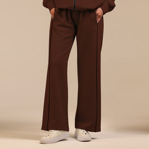 Pantalones Deportivos Holgados de Cintura Alta para Mujer, Primavera 2026, con Bolsillos, Pierna Recta, Leggings Casuales - Product Image 3