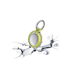 Netzy para Airtag 04, Llavero de Silicona Amarillo Compatible - Product Image 3