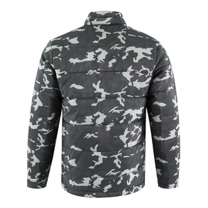 Chaqueta Acolchada de Lona con Piel de Oveja para Hombre, Estilo Urbano de Invierno, Chaqueta Ligera Acolchada, Talla Grande, Cierre de Cremallera, Envío DDP - Product Image 2